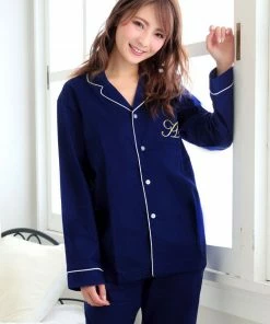 Aimerfeel Shirt Pajamas Top-Bottom Set SLEEP