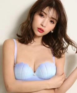 Aimerfeel BRAS Wireless Maximum Boost Bra CHOMORI BRA(R) Demi Bra With Mermaid