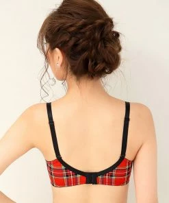 Aimerfeel BRAS Wireless Maximum Boost Bra CHOMORI BRA(R) In Tartancheck