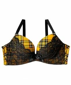 Aimerfeel BRAS Wireless Maximum Boost Bra CHOMORI BRA(R) In Tartancheck