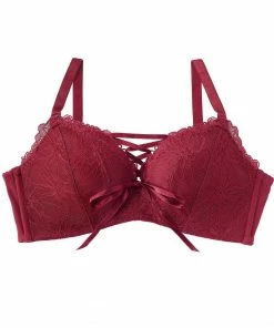 Aimerfeel Wireless Maximum Boost Bra CHOMORI BRA(R) Soft With Lace-up BRAS