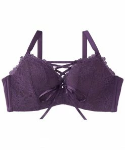 Aimerfeel BRAS Wireless Maximum Boost Bra CHOMORI BRA(R) Soft With Lace-up