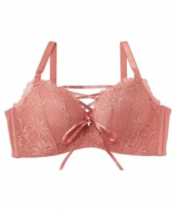 Aimerfeel Wireless Maximum Boost Bra CHOMORI BRA(R) Soft With Lace-up BRAS