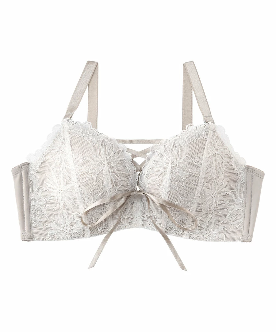 Aimerfeel BRAS Wireless Maximum Boost Bra CHOMORI BRA(R) Soft With Lace-up