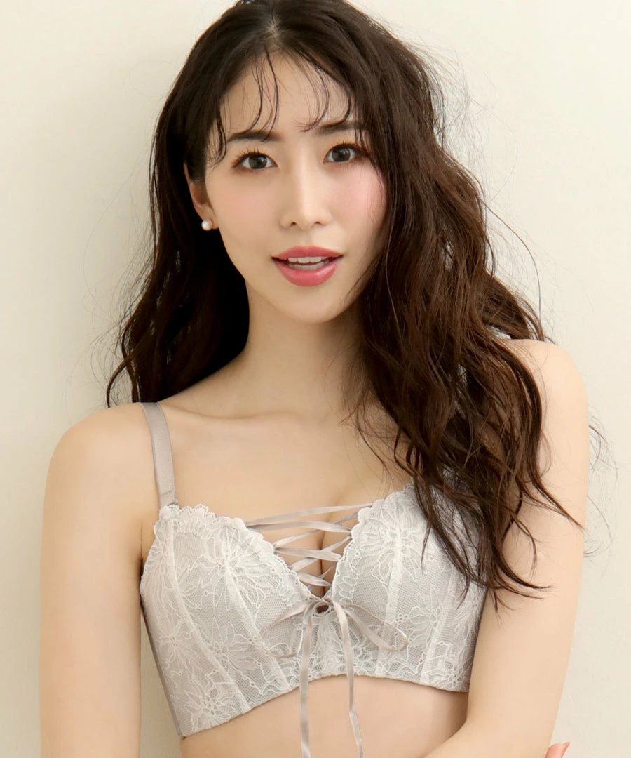 Aimerfeel BRAS Wireless Maximum Boost Bra CHOMORI BRA(R) Soft With Lace-up