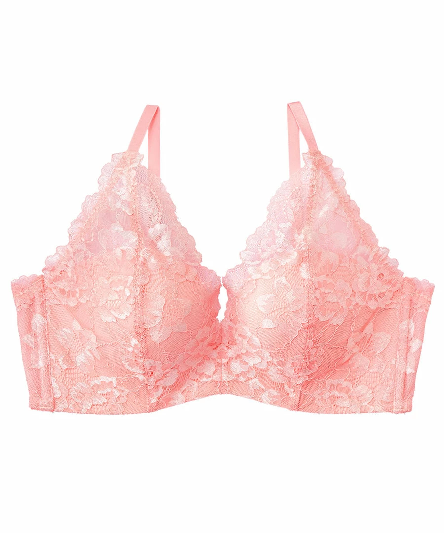 Aimerfeel Maximum Boost Bra CHOMORI BRA(R) Demi Bra With Sheer Lace