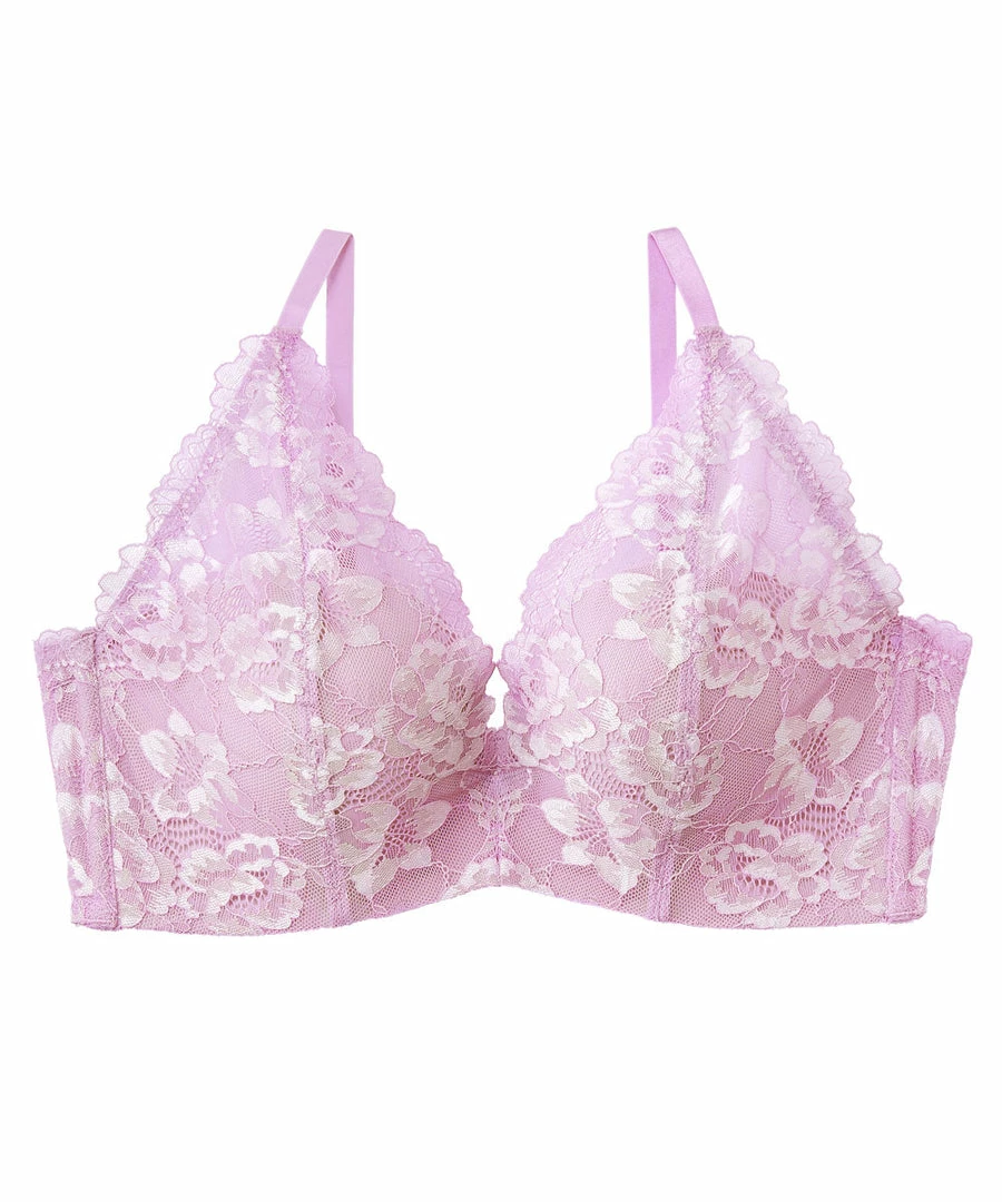 Aimerfeel Maximum Boost Bra CHOMORI BRA(R) Demi Bra With Sheer Lace