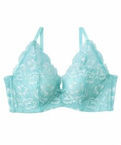 Aimerfeel Maximum Boost Bra CHOMORI BRA(R) Demi Bra With Sheer Lace