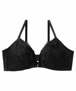 Aimerfeel BRAS Back Ribbon Lace Up Wireless Maximum Boost Bra CHOMORI BRA(R)