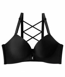 Aimerfeel Sexy Back Lace Up Wireless Maximum Boost Bra CHOMORI BRA(R)