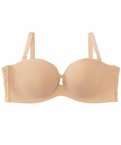 Aimerfeel Wireless Strapless Maximum Boost Bra CHOMORI BRA(R) Demi Bra BRAS
