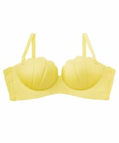 Aimerfeel BRAS Wireless Strapless Maximum Boost Bra CHOMORI BRA(R) Demi Bra In Shellwork