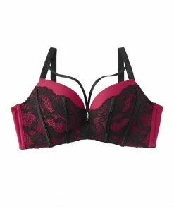 Aimerfeel Maximum Boost Bra CHOMORI BRA(R) With Crossed Cord Lines BRAS