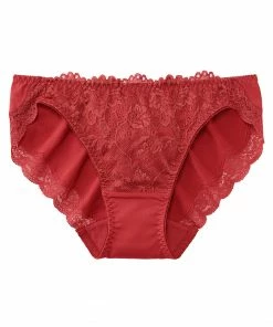 Aimerfeel Floral Lace Bikini Panty PANTIES