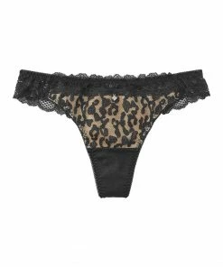 Aimerfeel Lacy Leopard Thong Panty