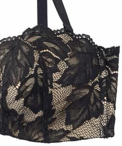 Aimerfeel BRAS Strapless Maximum Boost Bra CHOMORI BRA(R) Demi Bra With Flower Lace