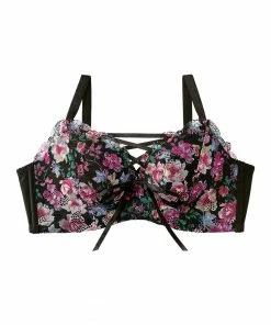 Aimerfeel BRAS Blume Wireless Maximum Boost Bra CHOMORI BRA(R) Soft With Lace-up