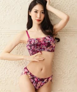 Aimerfeel Blume Lace-Up Bikini Panty PANTIES