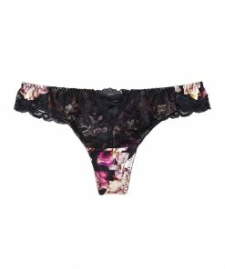 Aimerfeel Princess Thong Panty Flower Print