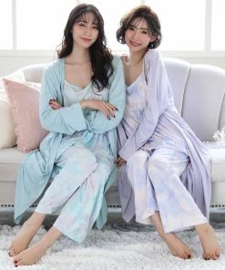 Aimerfeel Beautifully Pale Colors 3-piece Room Wear Set SLEEP