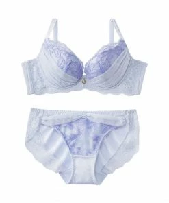 Aimerfeel Lace Jewelry Bra & Panty With Side Support BRAS