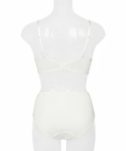 Aimerfeel BRAS Bright Lace Bra & Panty With Side Support