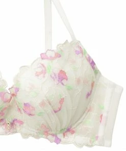 Aimerfeel BRAS Bright Lace Bra & Panty With Side Support
