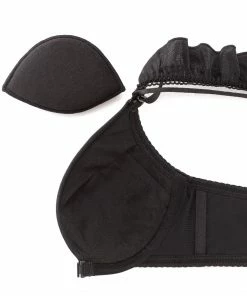 Aimerfeel BRAS Frill Lace-up Bra & Panty