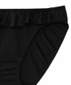 Aimerfeel BRAS Frill Lace-up Bra & Panty