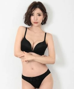 Aimerfeel BRAS Frill Lace-up Bra & Panty