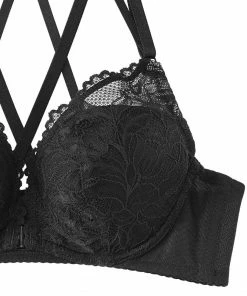 Aimerfeel Criss-cross Open Back Bra & Panty BRAS