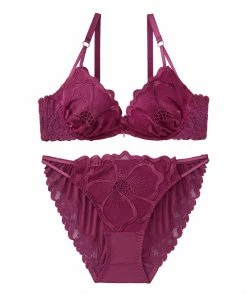 Aimerfeel Daring Flower Bra & Panty BRAS