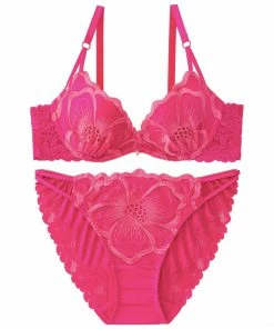 Aimerfeel Daring Flower Bra & Panty BRAS