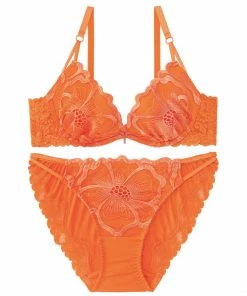 Aimerfeel Daring Flower Bra & Panty BRAS