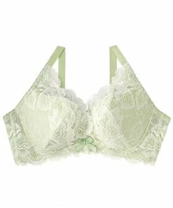 Aimerfeel BRAS Side Slimming Lace Push-Up Bra (F, G, H Cup)