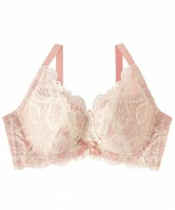 Aimerfeel BRAS Side Slimming Lace Push-Up Bra (F, G, H Cup)