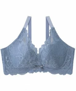 Aimerfeel BRAS Side Slimming Lace Push-Up Bra (F, G, H Cup)