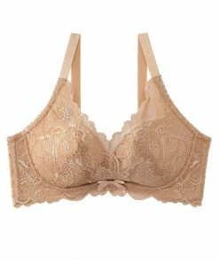 Aimerfeel BRAS Side Slimming Lace Push-Up Bra (F, G, H Cup)