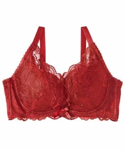 Aimerfeel BRAS Side Slimming Lace Push-Up Bra (F, G, H Cup)