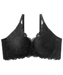 Aimerfeel BRAS Side Slimming Lace Push-Up Bra (D85, E85)