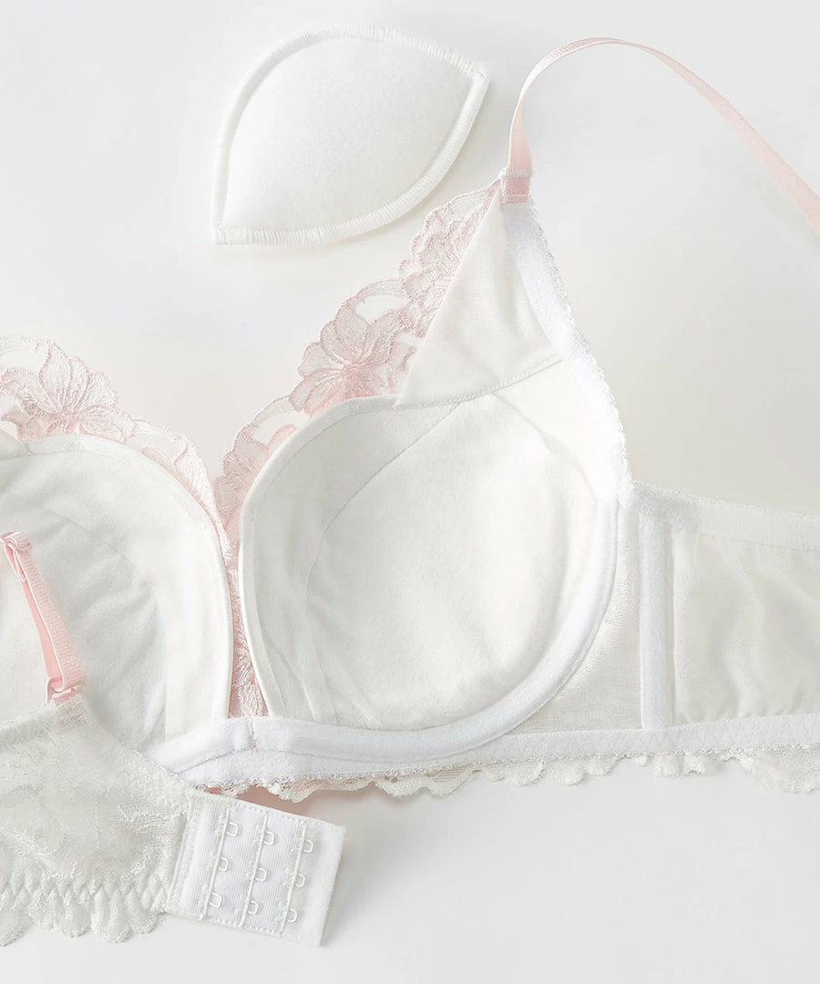 Aimerfeel Fleur Lace Side Slimming Lacy Push-Up Bra