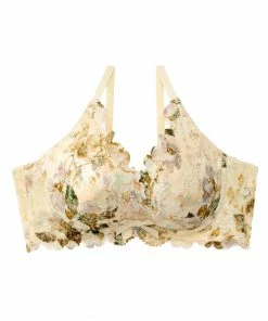 Aimerfeel Jolie Flower Lace Side Slimming Lacy Push-Up Bra