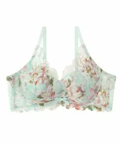 Aimerfeel Jolie Flower Lace Side Slimming Lacy Push-Up Bra