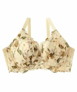 Aimerfeel Jolie Flower Lace Side Slimming Lacy Push-Up Bra (FGH Cup) BRAS