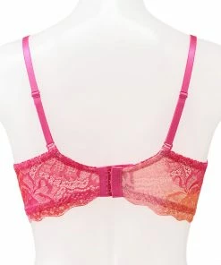 Aimerfeel Gradient Color Lace Side Slimming Lacy Push-Up Bra