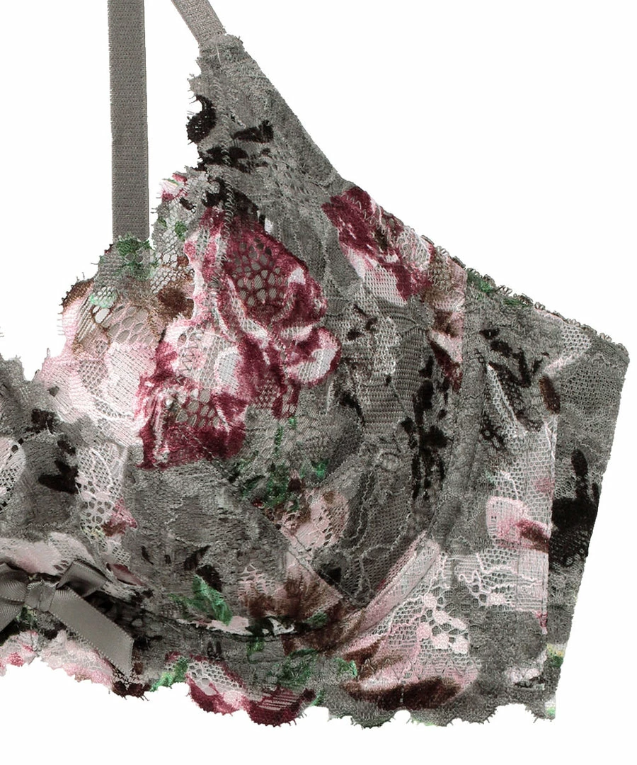 Aimerfeel BRAS Mature Flower Side Slimming Lacy Push-Up Bra