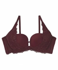 Aimerfeel Smooth And Seamless Side Slimming Lace Push-Up Bra