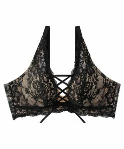 Aimerfeel Lace-Up Bra With Side Support BRAS