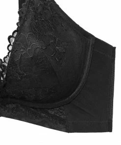 Aimerfeel Undercross Side Slimming Lace Push-Up Bra (F, G, H Cup)