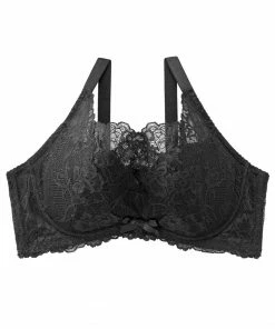 Aimerfeel Side Slimming Lace Push-Up Bra For A Greater Sense Of Stability (F, G, H Cup)